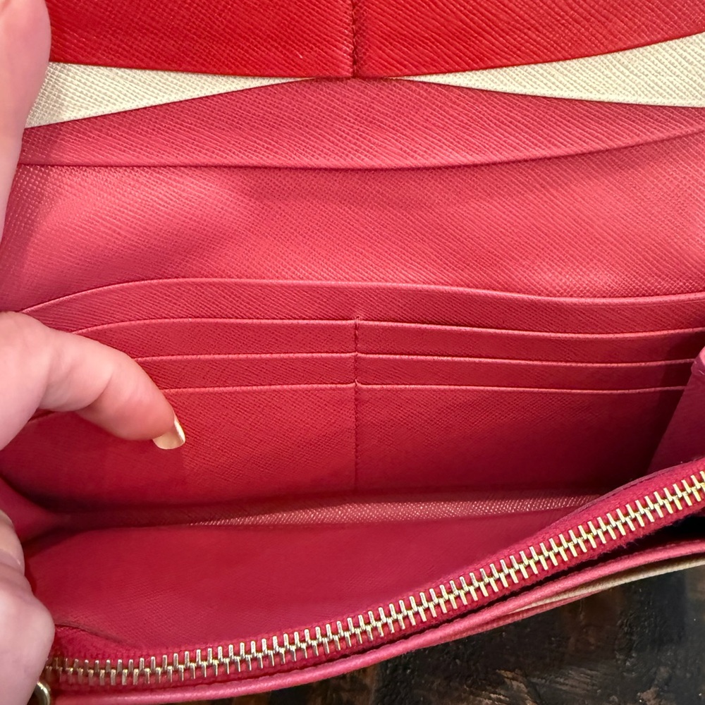 Prada Pink Leather Chain Wallet Crossbody - Picture 11 of 16